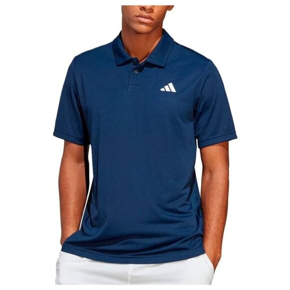 adidas Other - NEW Adidas Men's S Blue Polo Shirt 100% Recycled Polyester Short Sleeve